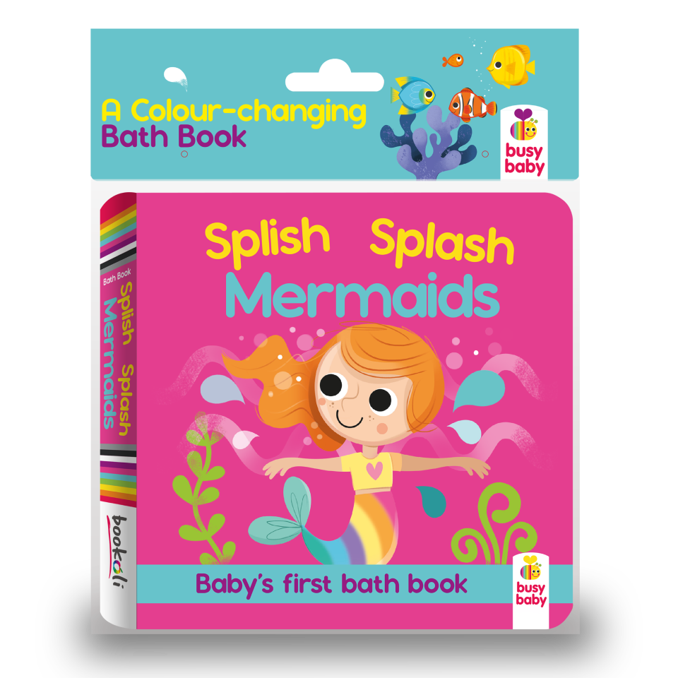 ColourChanging Bath Book Splish, Splash Mermaids CuriousUniverse