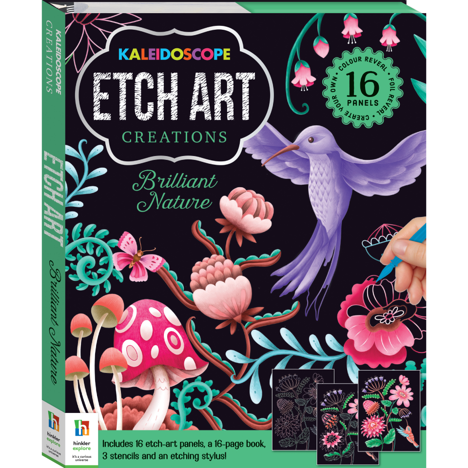 Kaleidoscope Etch Art Creations Brilliant Nature CuriousUniverse