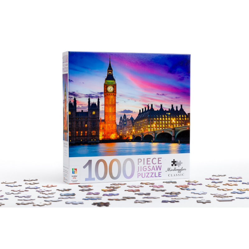 Mindbogglers 1000-Piece Jigsaw: Big Ben, London, UK