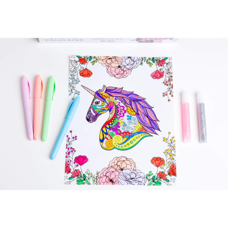 Kaleidoscope Colouring Kit: Unicorns and More