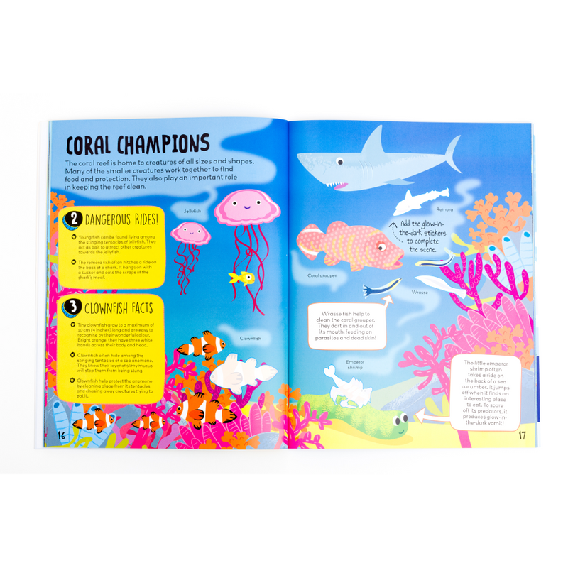 Know and Glow: Ocean Sticker Activities