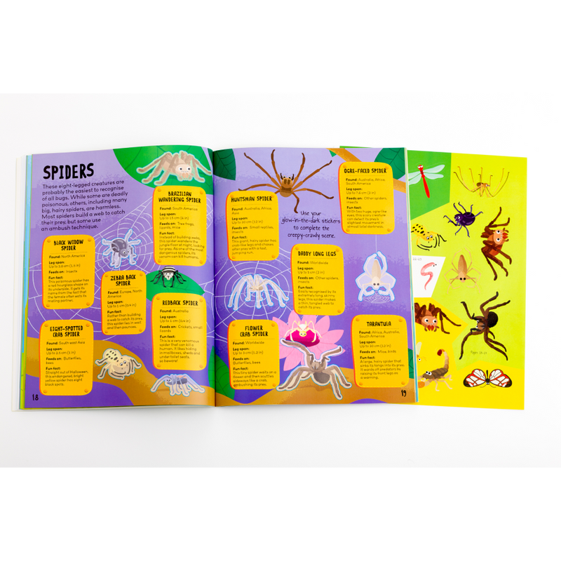 Know and Glow: Insects and Bugs Sticker Activities