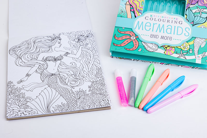 Kaleidoscope Colouring Kit: Mermaids and More