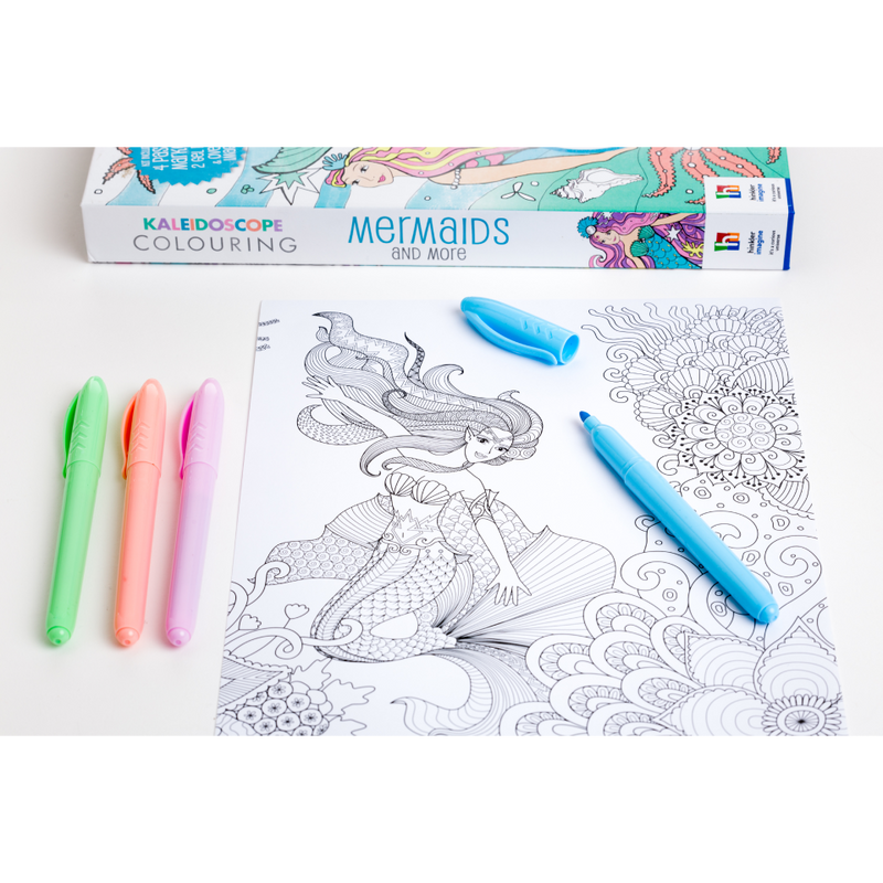 Kaleidoscope Colouring Kit: Mermaids & More