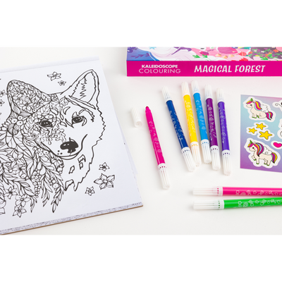 Kaleidoscope Colouring Kit: Magical Forest