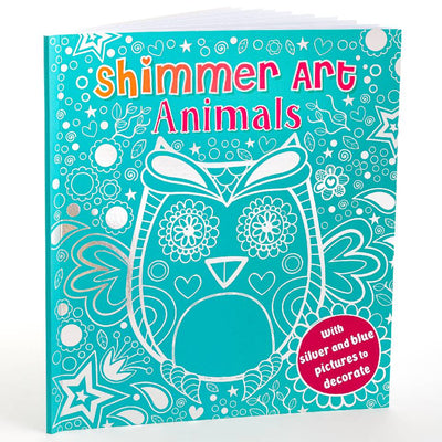 Shimmer Art Colouring Book: Animals