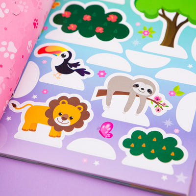 Fun Felt Sticker Activity Book: Baby Animals