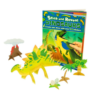 Stick and Reveal Activity Book: Dinosaurs