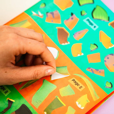 Stick and Reveal Activity Book: Dinosaurs