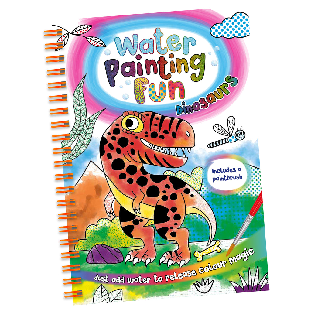 Paint with Water Dinosaurs - Kicks and Giggles