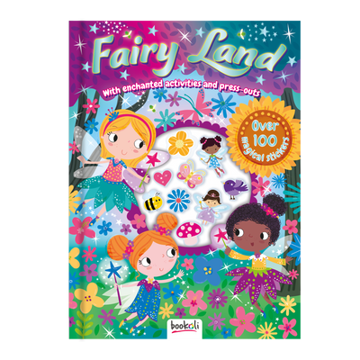 Fairy Land Sticker Activity Book with Sparkly Liquid Stickers
