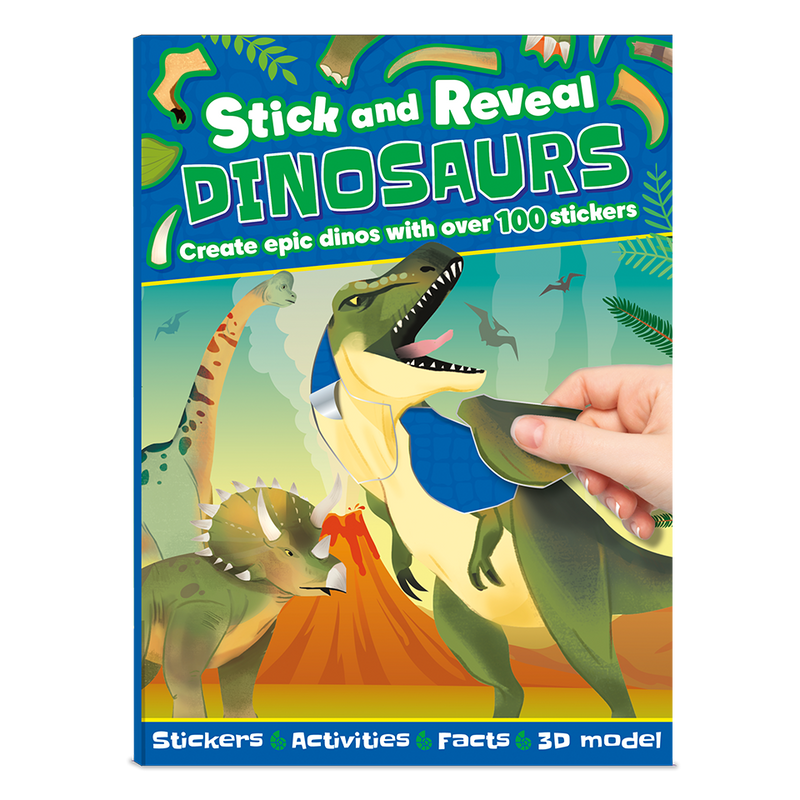 Stick and Reveal Activity Book: Dinosaurs