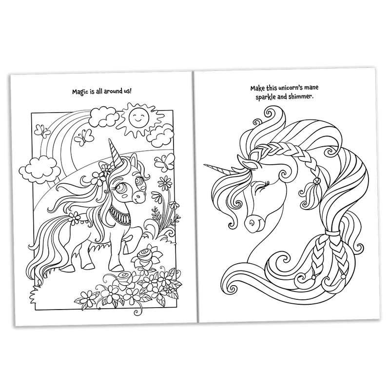 Colour Your Own Unicorn T-Shirt Boxset