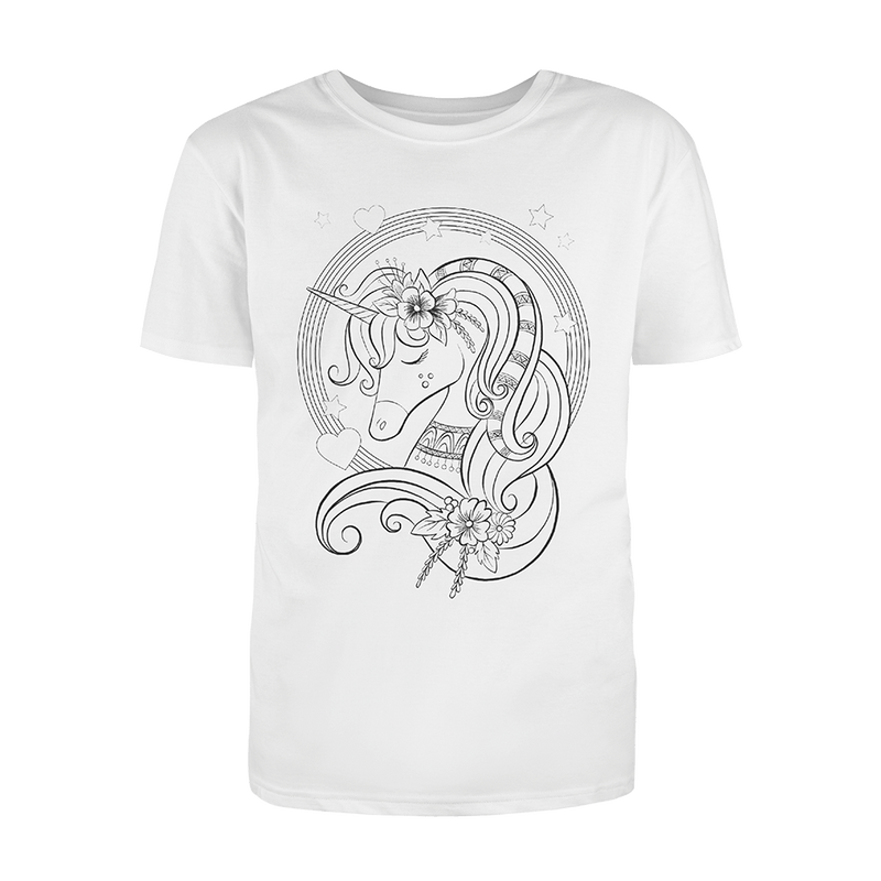 Colour Your Own Unicorn T-Shirt Boxset