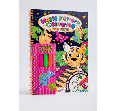 Magic Pattern Colouring Book: Neon Jungle