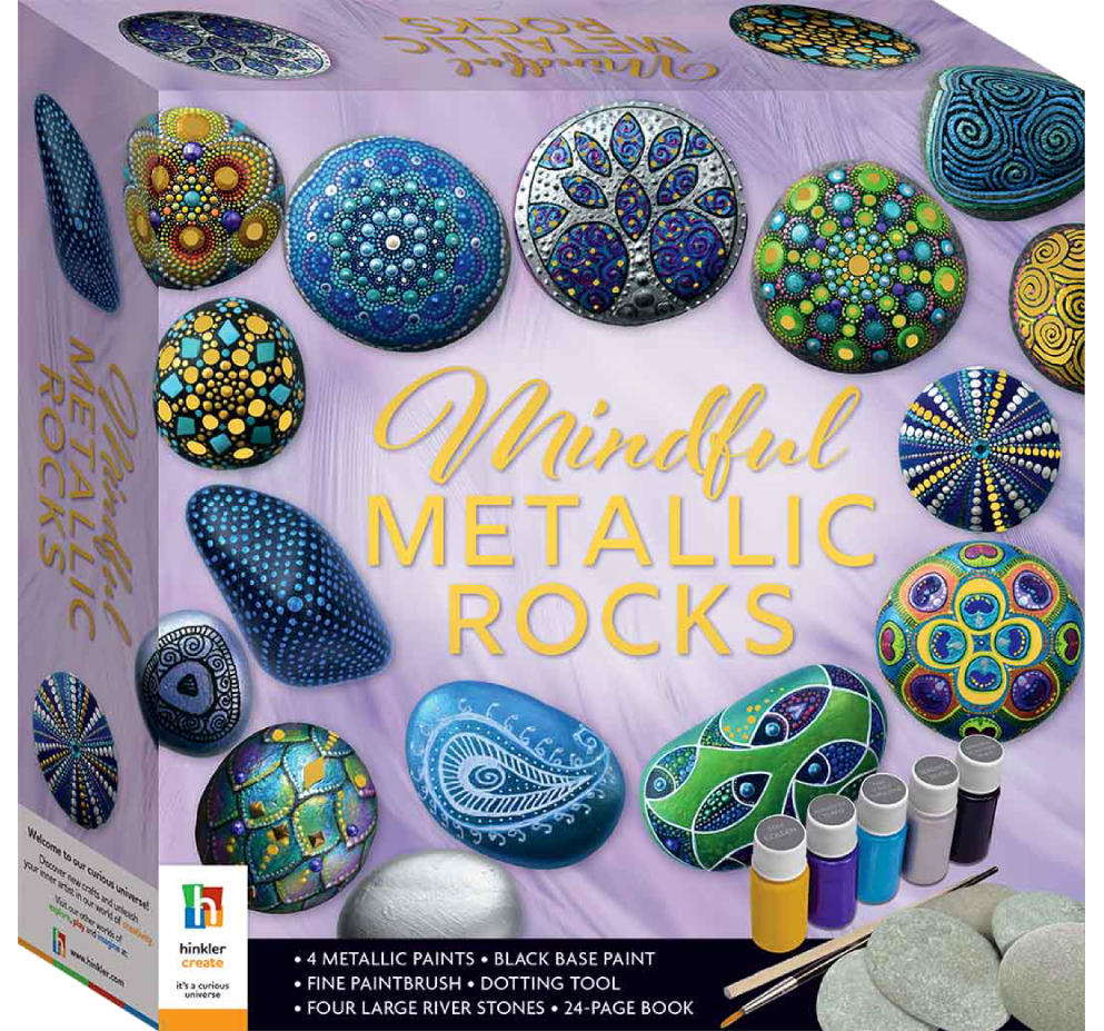 Mindful Metallic Rock Painting Gift Box – CuriousUniverse