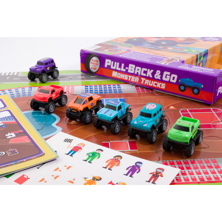 Pull Back And Go Jigsaw Monster Trucks CuriousUniverse